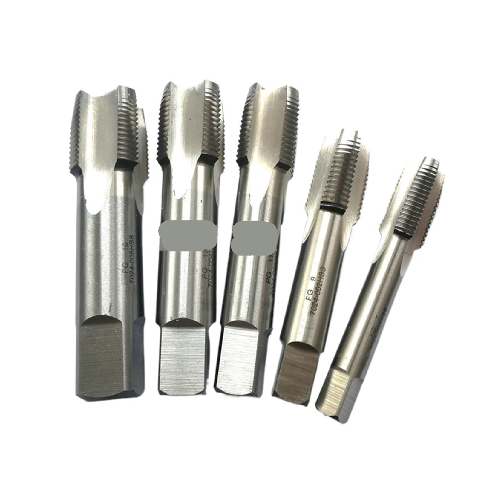 Herramienta para roscar tubos Machos de roscar for tubos HSS PG7, PG9, PG11, PG13.5, cilindros gas 80 grados, macho recto con ranuras PG16, PG21 y PG29(PG29)