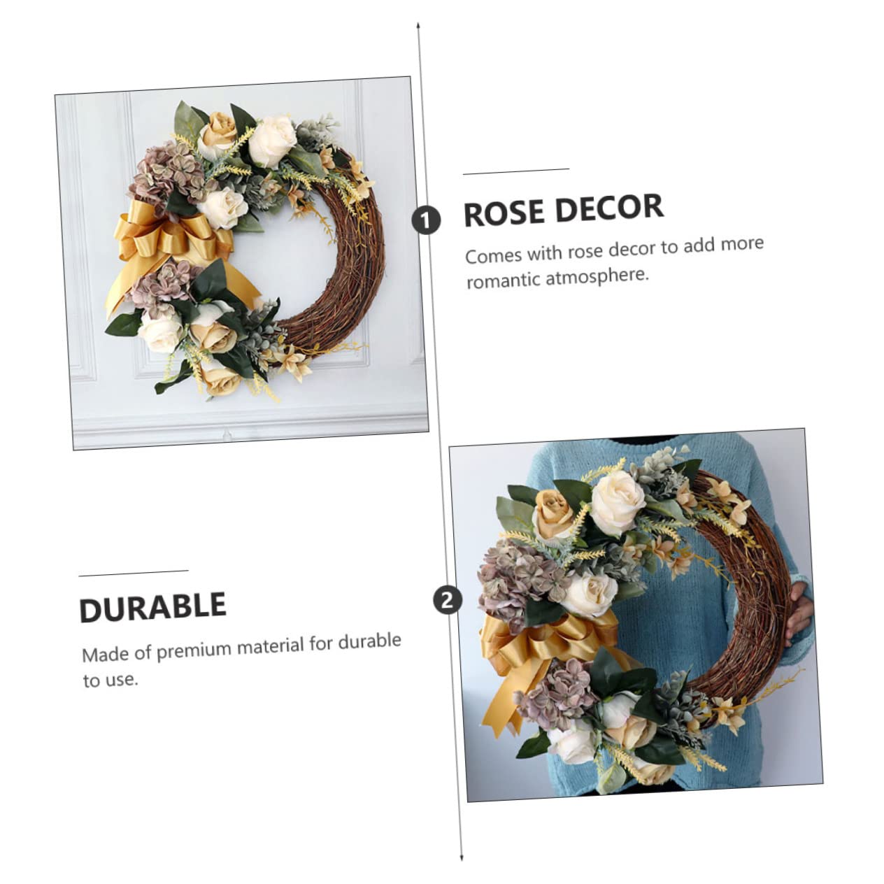 Guirnalda Decorativa Colgante para Puerta o Pared, 1