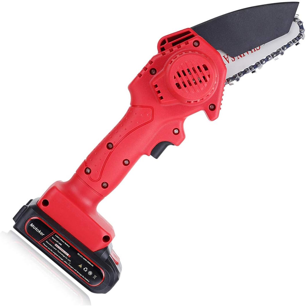 Onе-Dау Sаlе: Uр tо 80% оƒƒ MOTOKER 4 inch Battery Chainsaw Cordless Electric Chainsaw with 2AH Lithium Battery