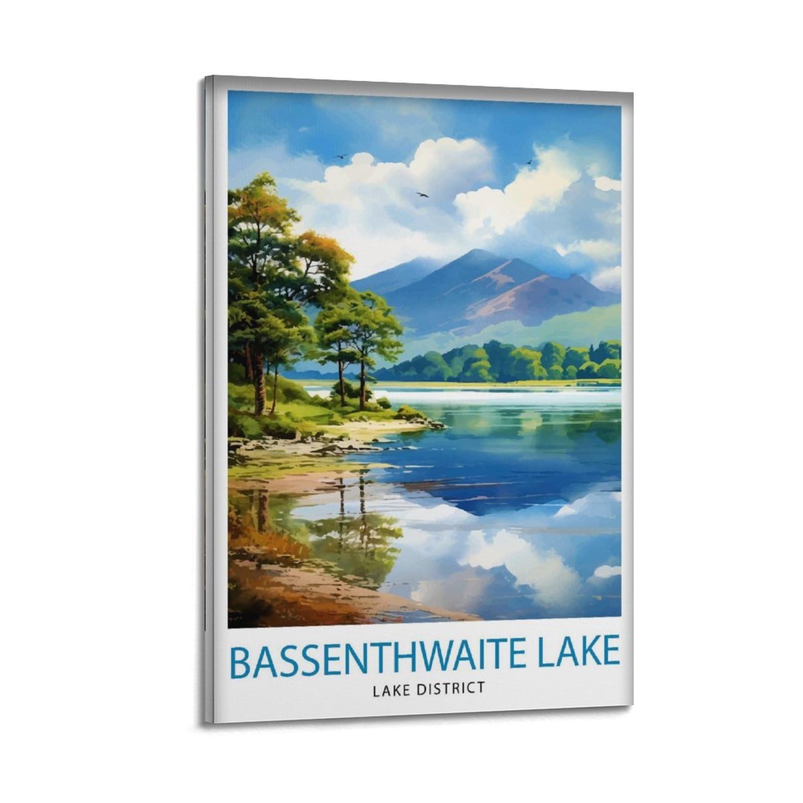 xiaoxiaoshen Bassenthwaite Lake District Travel_5_3 Canvas Poster Wall Art Prints Room Aesthetic Murals Bedroom And Living Decorations 24x36inch(60x90cm)