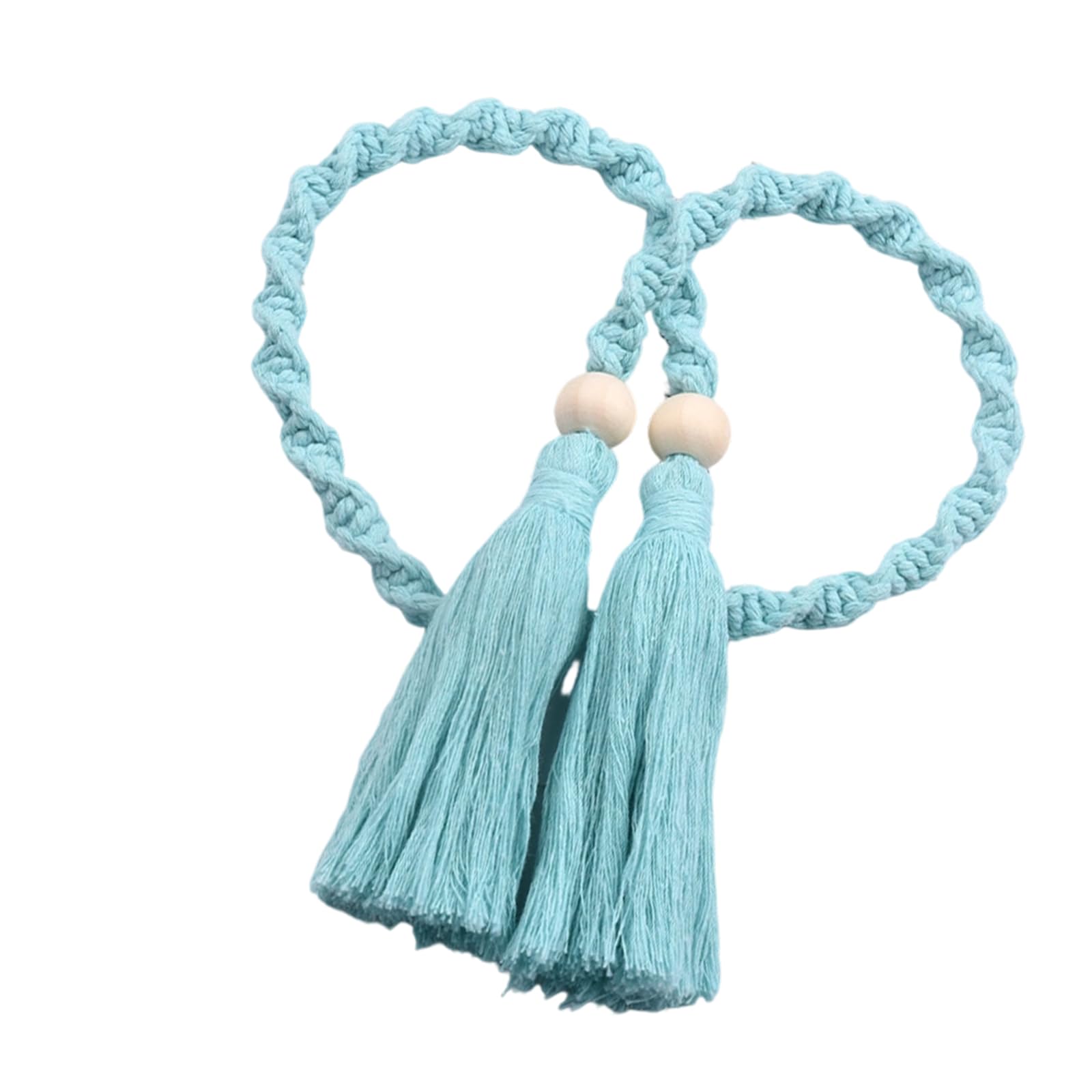 Decorative Curtain Holdbacks Rope, Farmhouse Tie Backs for Drapes Patio Bedroom Drapery Curtain Decorative Holdbacks