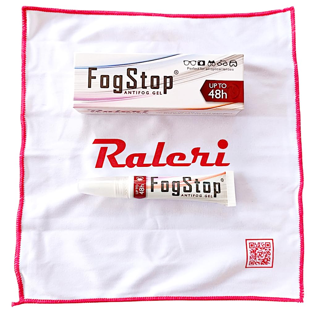 Gel Antiappannante Raleri FogStop 10g - Per Occhiali, Moto, Nuoto E Visiere - Durata 48h