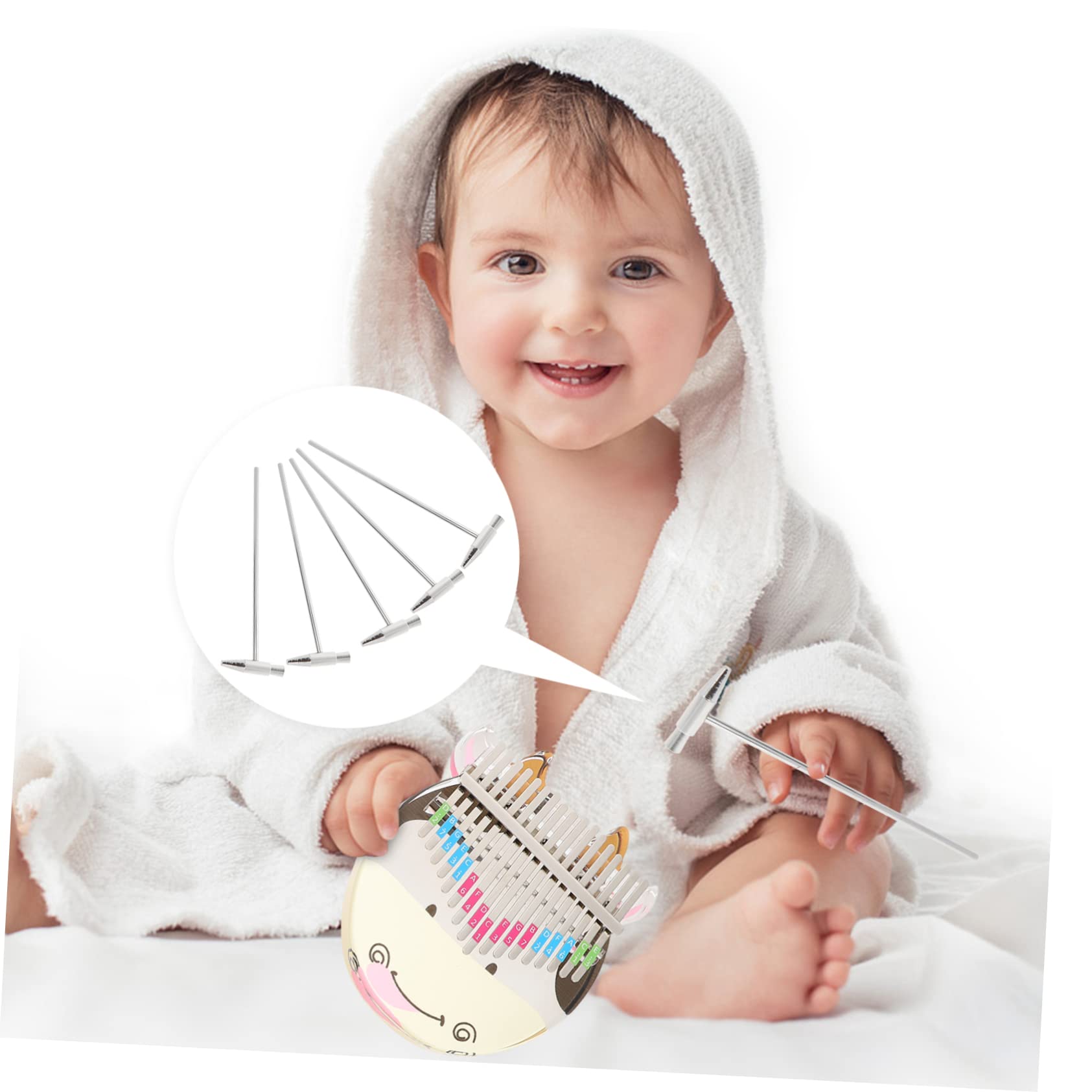 Yardwe 5Pcs Tuning Hammer for Jewelry Making Watch Repair DIY Crafts Lightweight Durable Hand Tools for Precision Work and Safe Assembly