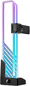Cooler Master MasterAccessory ARGB Suporte de GPU, vidro temperado ARGB, suporte universal para GPU, várias orientações (MCA-U000R-GSBTG-00)