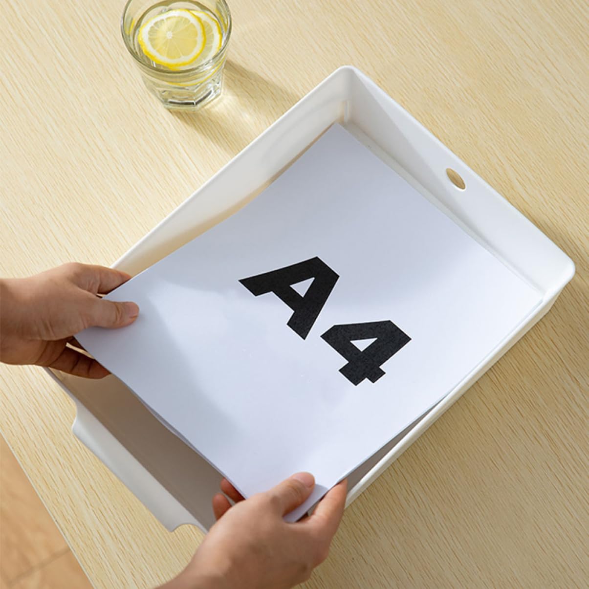 Angoily 4piezas Caja De Almacenamiento De Escritorio Para Organizar y Papelería Para Oficina y Aula Color Surtido