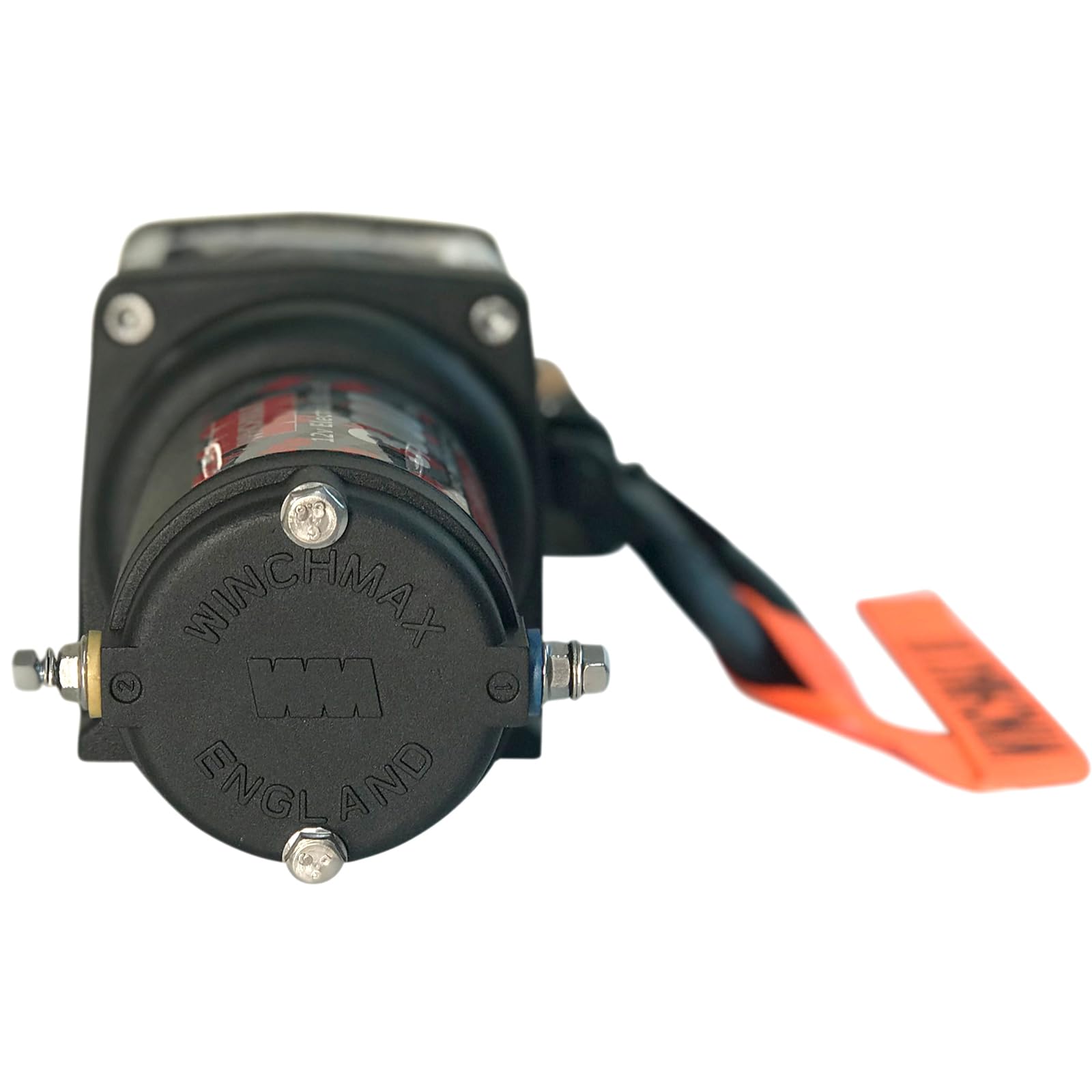 Winchmax Cabrestante eléctrico de Grado Militar de 24 V, Cuerda sintética Dyneema SK75 de 15,5 m x 5 mm, Gancho de Horquilla de 1/4 Pulgadas. Controles remotos inalámbricos para Dos Auriculares.