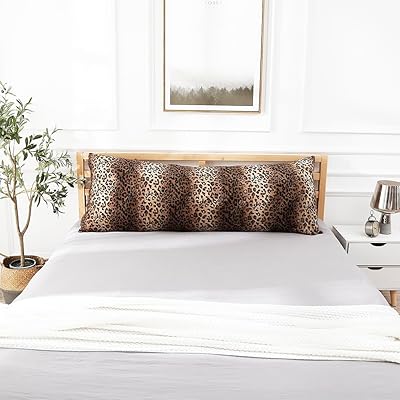 CARRIE HOME Leopard Cheetah 14x36 Long Body Pillow Jordan Ubuy