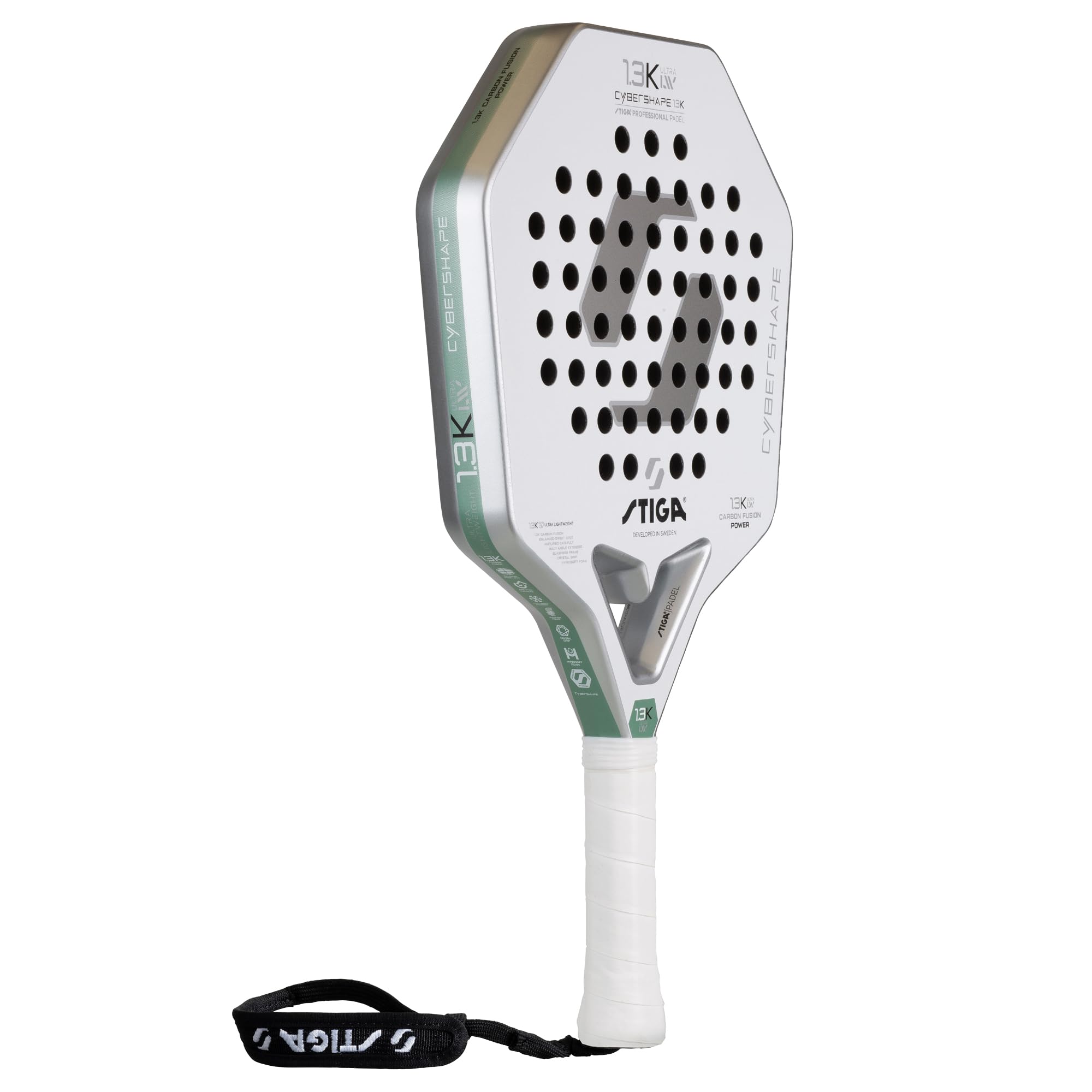STIGA Racchetta da Padel Cybershape 1,3K Ultra Light Weight