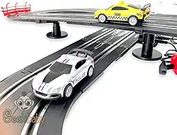 Auto Pista Turbo Run Circuito em Oito com 2 Carrinhos, DM Toys, DMT5892