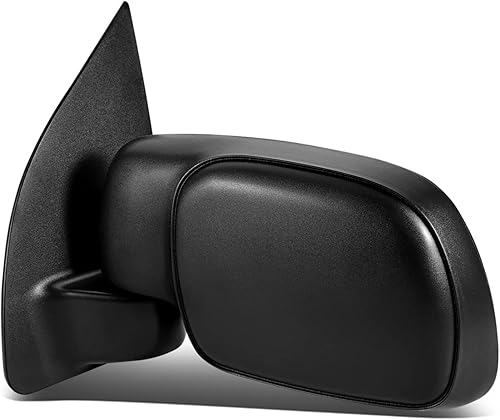 Miniatura 2 de DNA Motoring OEM-MR-FO1320308 - Espejo retrovisor plegable con textura, color negro