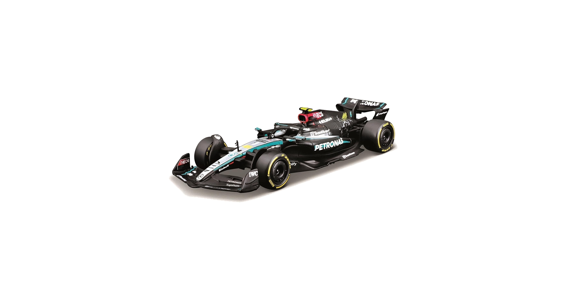 ミニカー Mercedes GP Petronas 2023 F1 Lewis Hamilton Mercedes AMG Petronas Racing W14 E