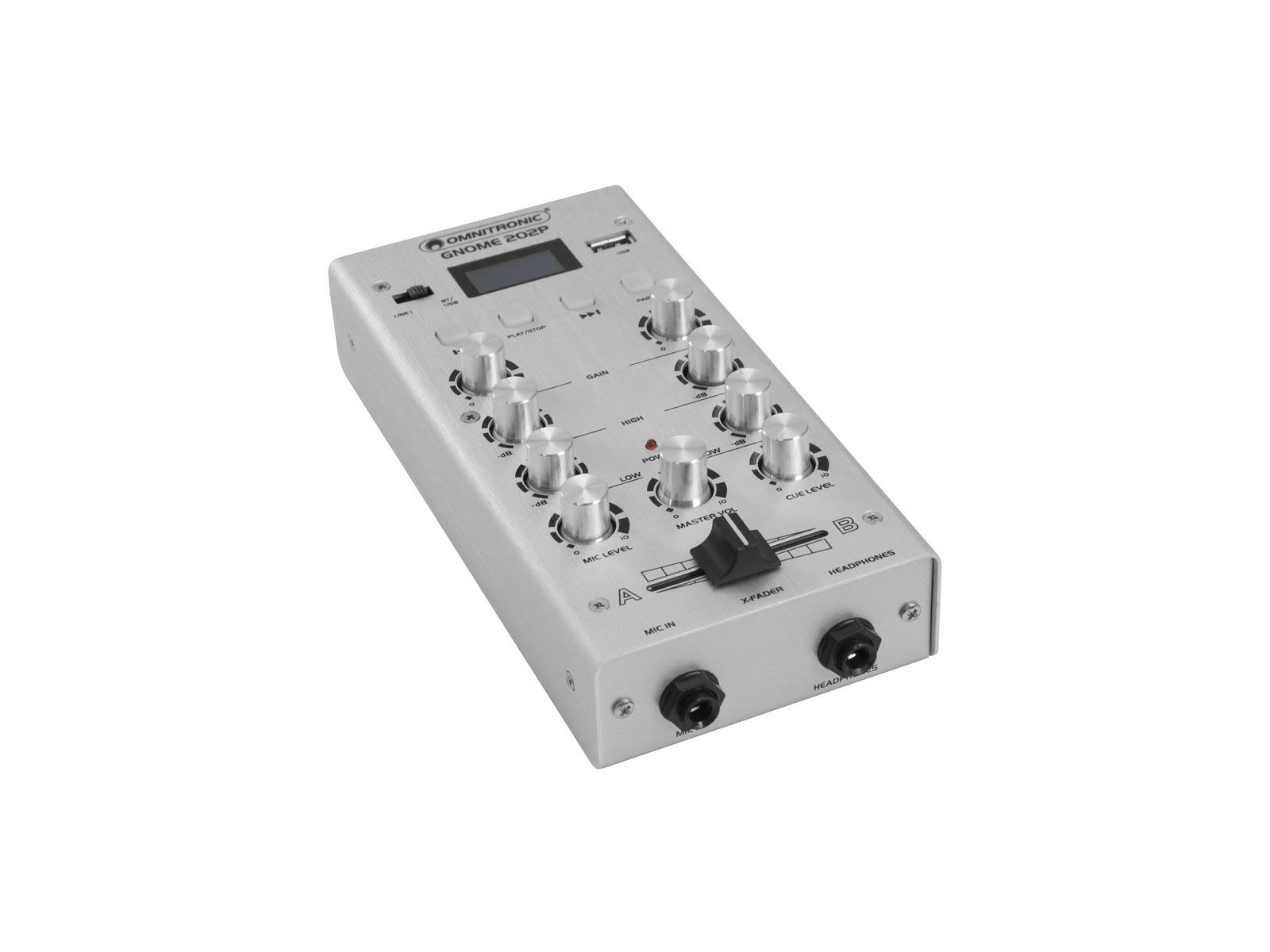 Omnitronic GNOME-202P Silver - DJ Mixer