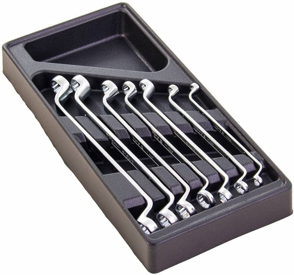 PVC TRAY WITH 7PCS RING SPANNERS 619 : Amazon.de: Baumarkt 