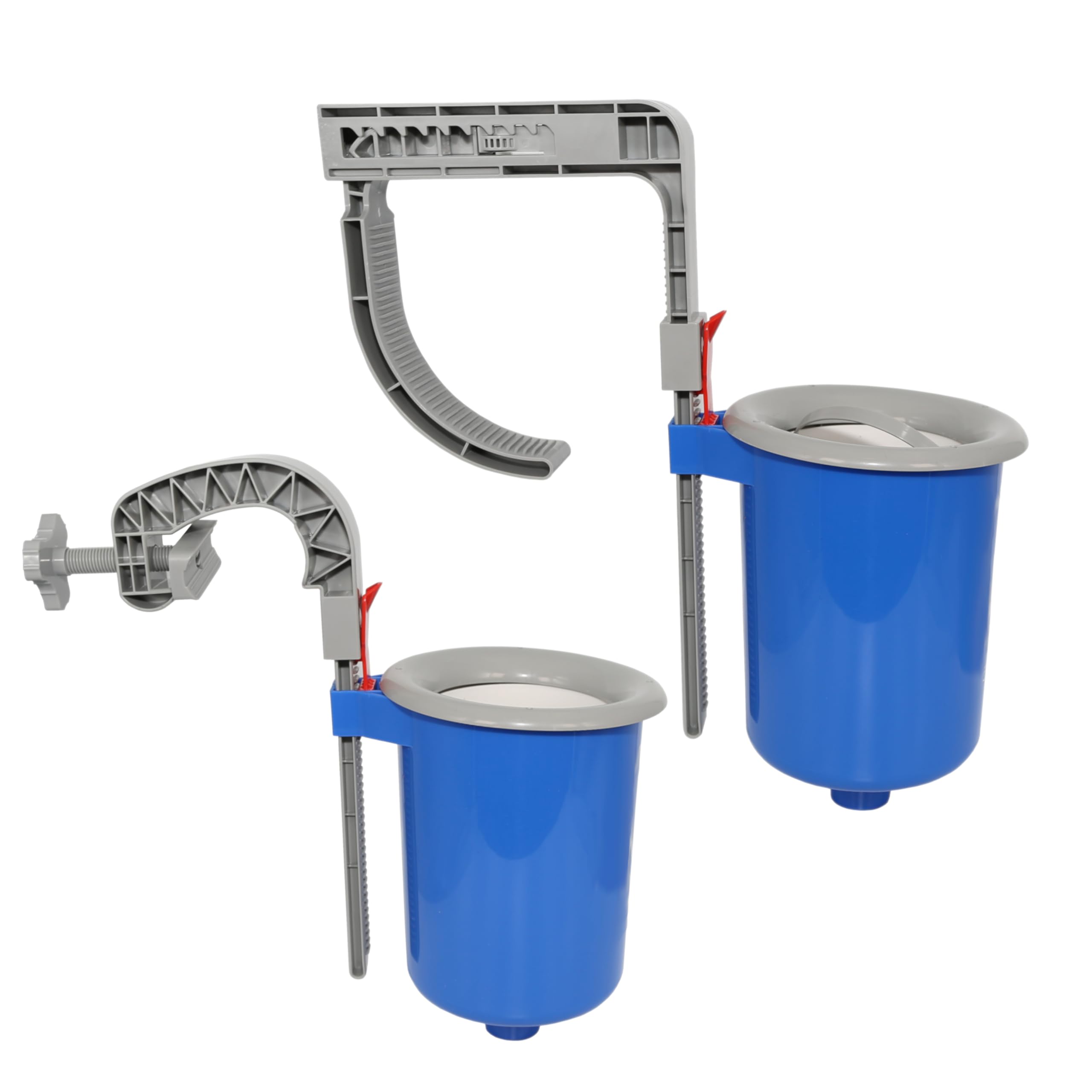 HAF Pool Einhängeskimmer Komplett Set | Oberflächenskimmer inkl. Anschlussschlauch, höhenverstellbarem Befestigungshaken & weiterem Zubehör | Hängeskimmer für Aufstellbecken | Skimmer zur Poolpflege