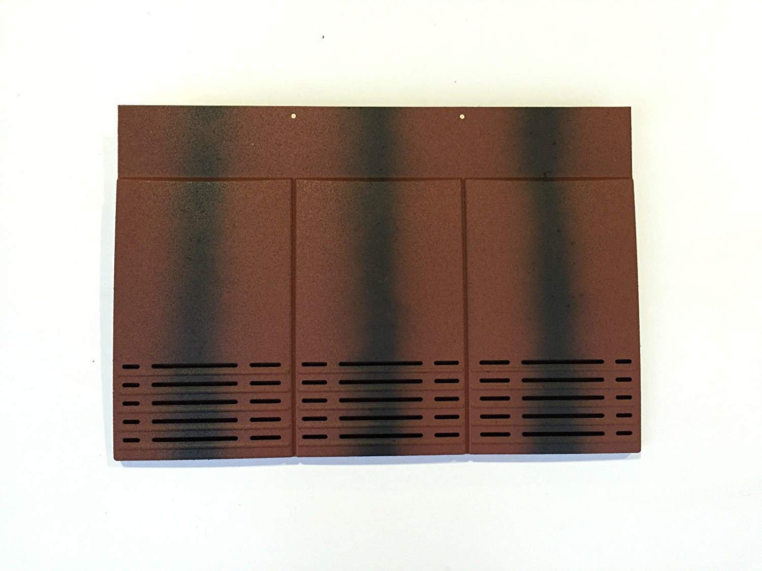 Beddoes Products Plain Tile Vent for Concrete and Clay Tiles with Flexi Pipe Adaptor (Old English Red - Sanded)