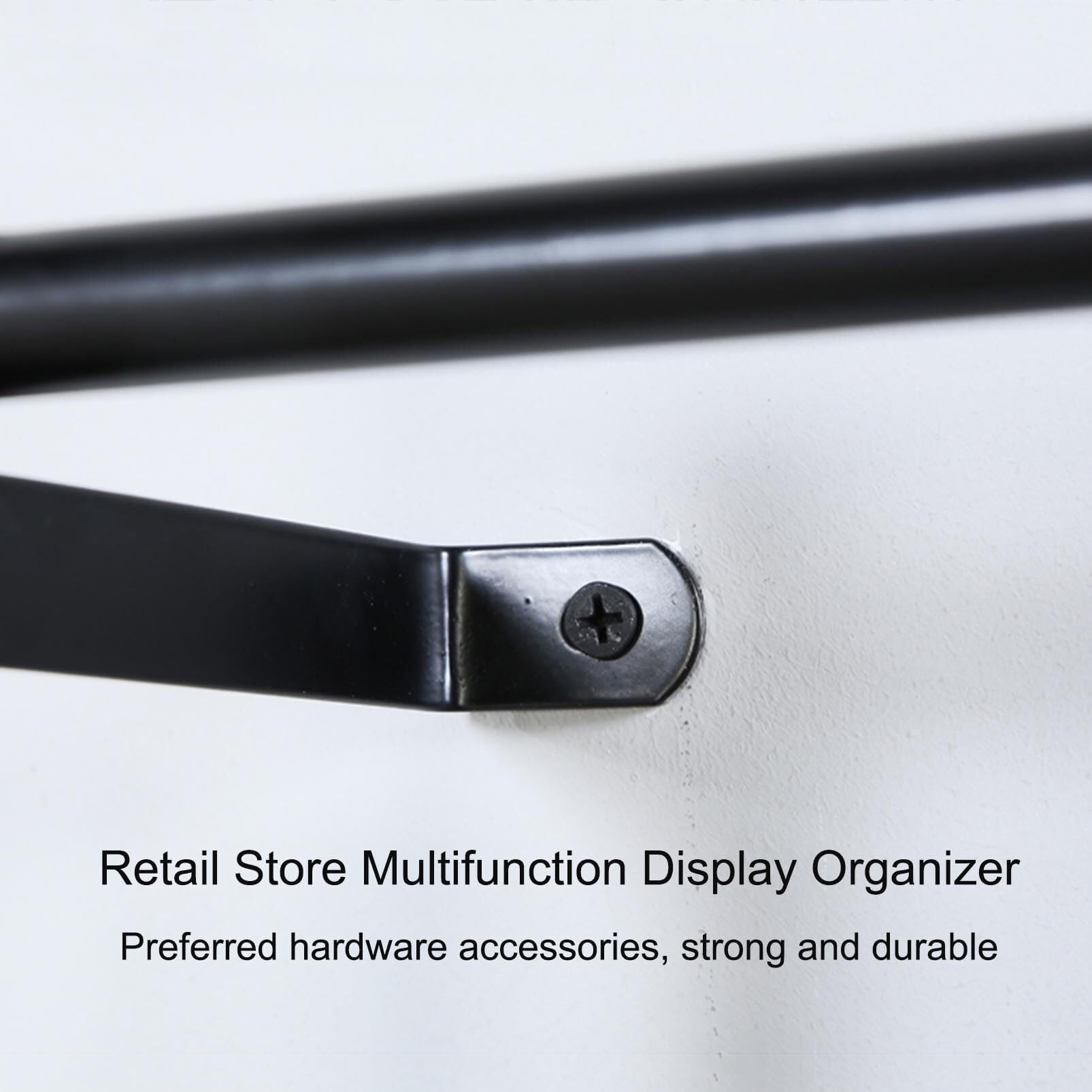Genérico Organizador de Rollos de Cinta de Metal para Bufandas, Estante de Pared para exhibir Rollos de Cinta, Almacenamiento Multifuncional para Corbatas, Bufandas, Cinturones y Toallas (b