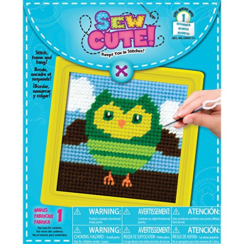Colorbok différents Chouette pour Apprendre à Coudre Point kit-6-inch 10 x 15 cm Cousu en Fil