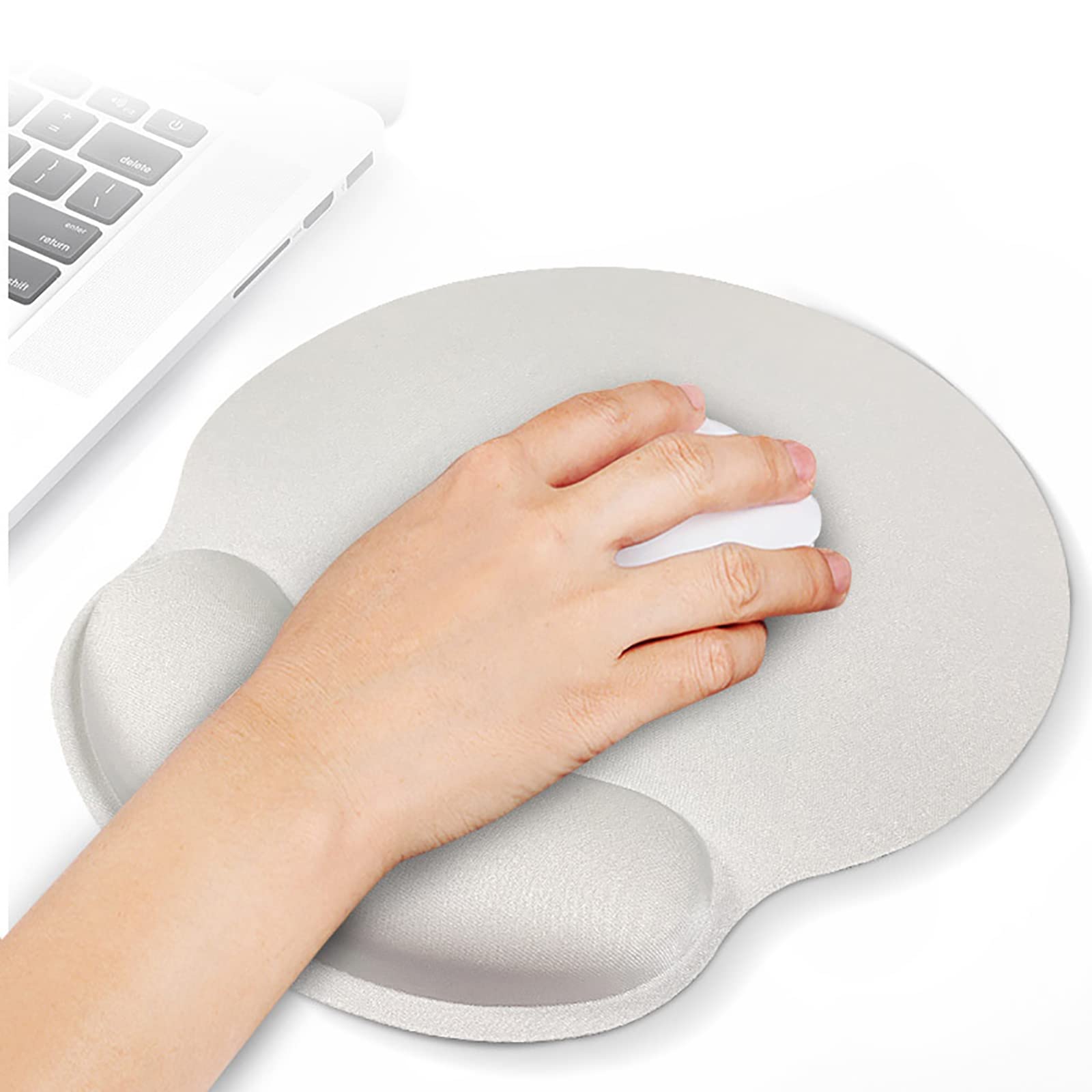 Tapis De Souris Avec Repose-poignet Ergonomique – Coussin En Gel Souple, Base Antidérapante, 230x180 Mm - 10