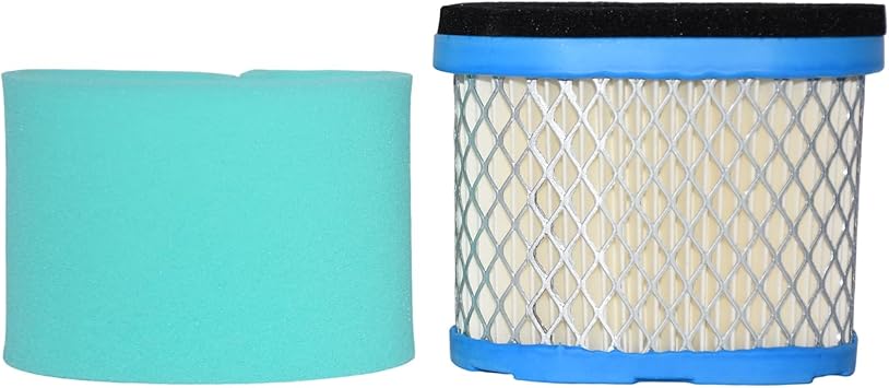 498596 Air Filter Replace for BS 5059 690610 697029 Air Cleaner Cartridge with 273356 Pre Filter Fits Lawn Mower Air Cleaner Element