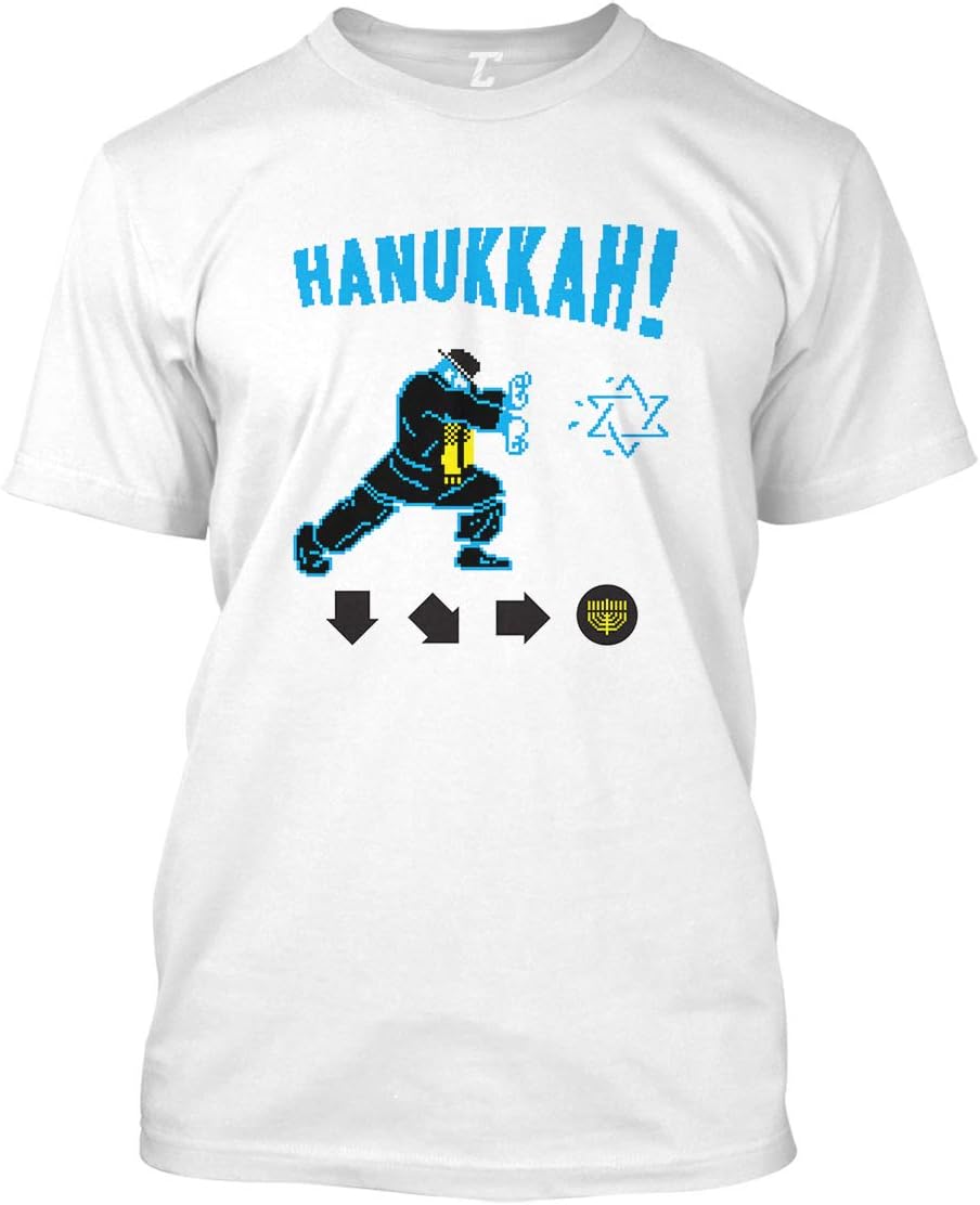 Hanukkah! - Video Game Retro Star of David Men's T-Shirt