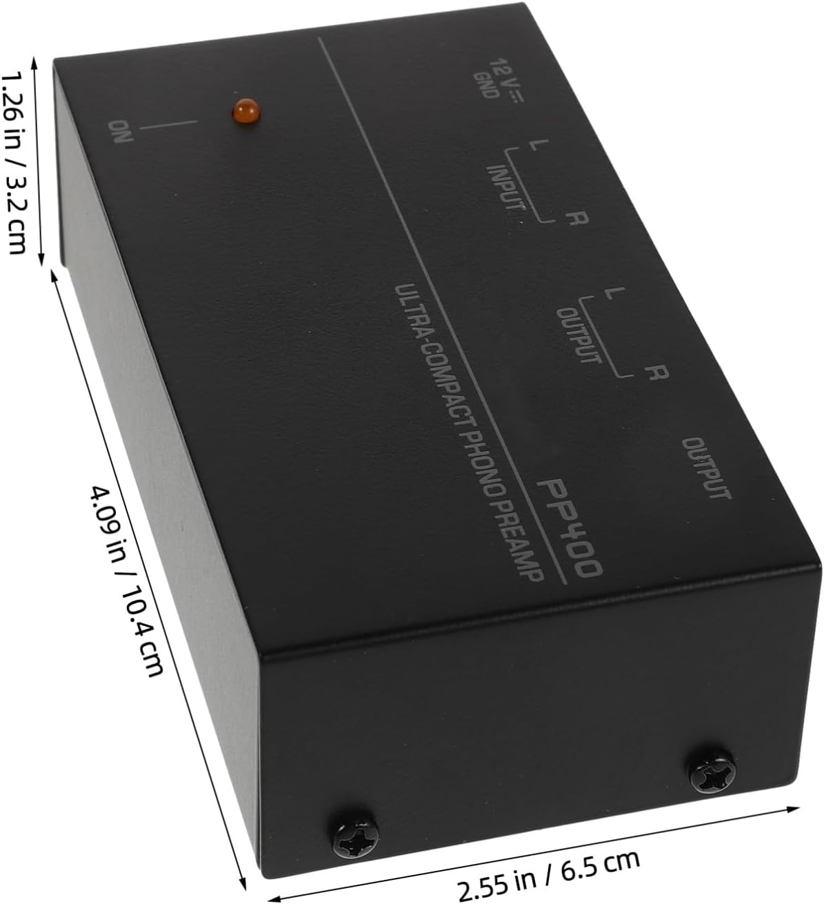 Audio Preamplifier for Turntable, Metal Phono Preamp Module, Electronic Phonograph Amplifier for Music Parties, Vinyl Record Players, US Plug