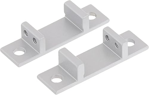 WAC Lighting LED-T-CL3-PT Clips de montaje para canal de aluminio InvisiLED, gris