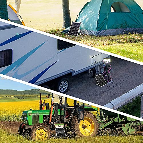 SUNSUL 20W 12V Solar Panel Kit with Trickle Charger, Maintainer, and Adjustable Mount Bracket for Marine, Automotive, RV, Motorcycle, and Boat. - Image 7