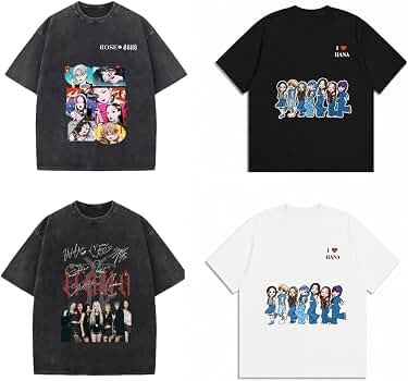 Amazon.co.jp: [QWJHGBC] HANA Tシャツ 綿100% 半袖 デフォルメ
