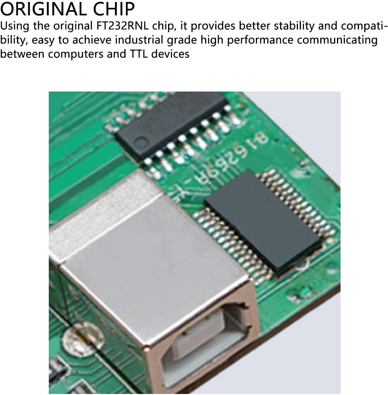 Industrial Grade USB TTL Serial Port Module with FT232 Chip, Isolated Circuits, Overcurrent Protection, 300bps to 3Mbps Baud Rate Support