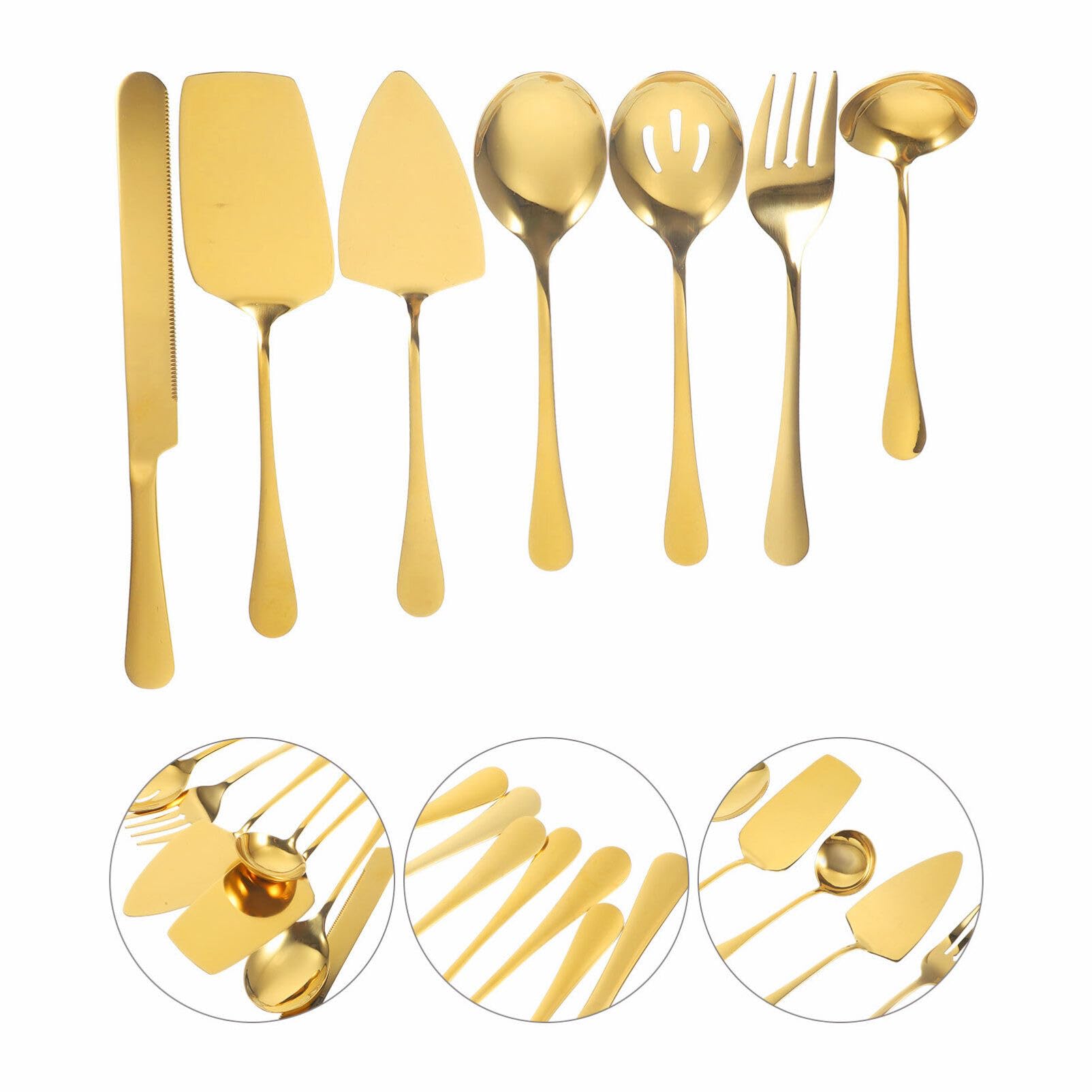 SOLUSTRE Torten Spatel Mit Servierlöffel Und Aus Für Kuchen Dessert Buffet Und Partys Küche Esszimmer Zubehör