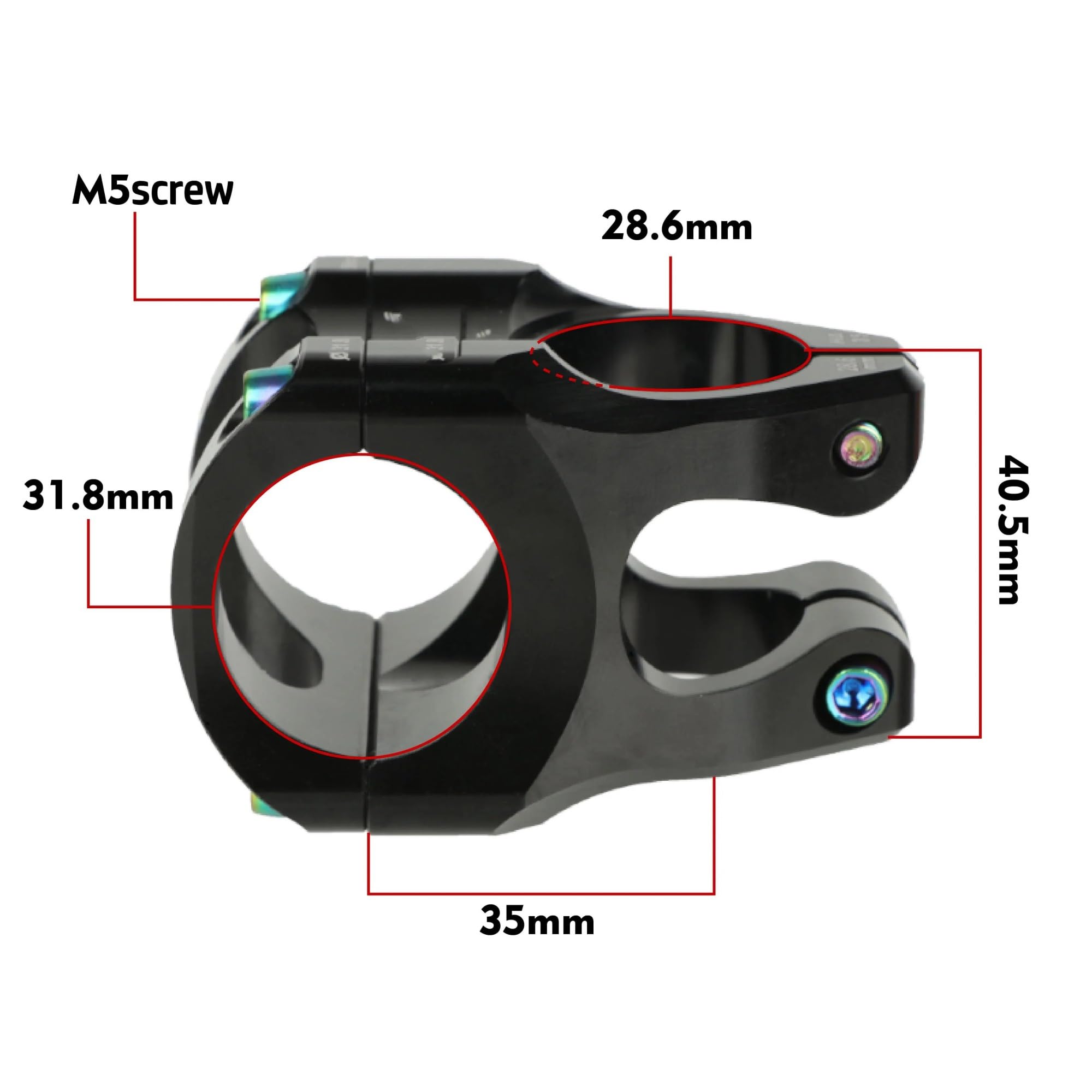 Mostek kierownicy roweru szosowego Mostek do rowerów górskich Mtb Power Mostek do rowerów szosowych Krótka kierownica z drążkiem 35 mm, regulowana podpórka 31 8 Kolarstwo Mostek kierownicy