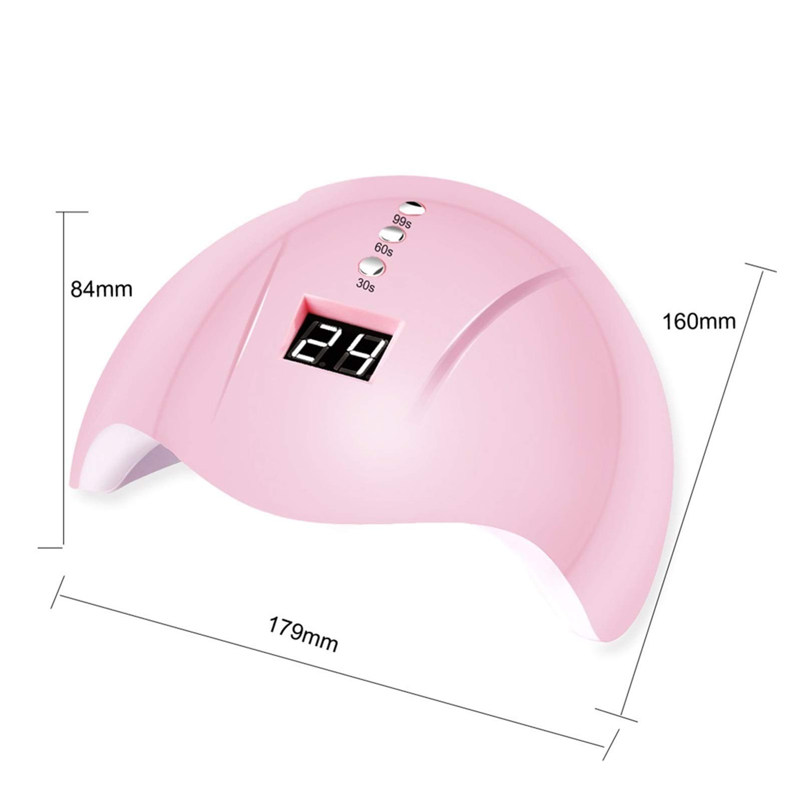 Lampa do paznokci, Suszarka do lakieru żelowego Lampa utwardzająca 36W z czujnikiem 3