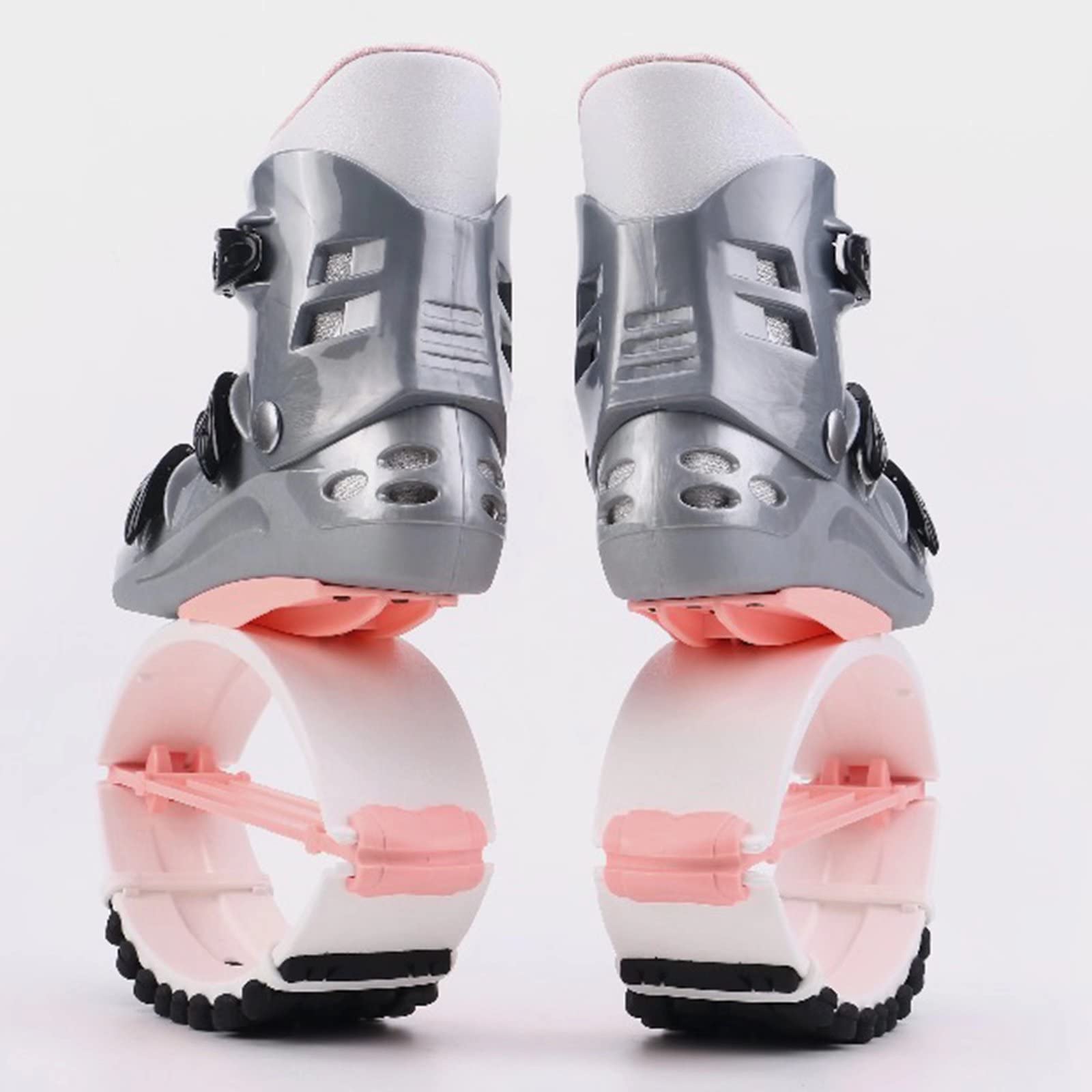 Jumps Shoes-Scarpe rimbalzanti per Adulti/Bambini- Scarpe a Canguro per Fitness e Allenamento - Unisex - Stivali rimbalzanti Antiscivolo Regolabili - Fuori dalla Scatola