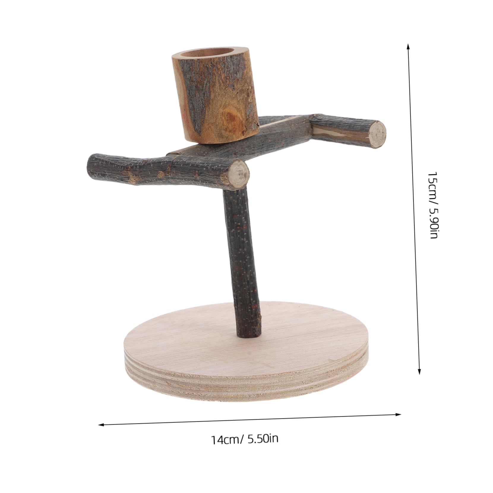 Balacoo Portable Bird Play Stand Feeding Cup Multi-Functional Parrot Training Rack Bird Perch Accessories for Cage