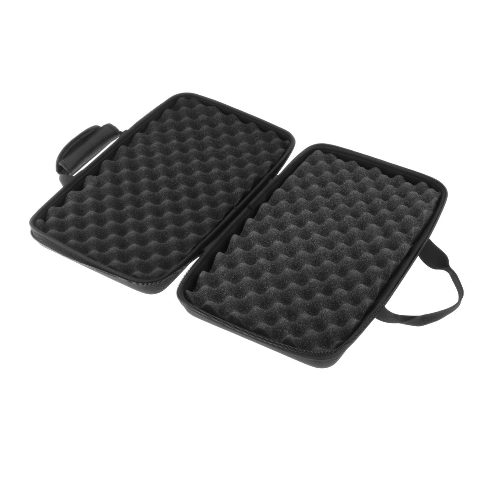Custodia protettiva portatile per controller DJ, 40 x 25 x 7 cm, colore nero, 40 x 25 x 7 cm, Set da 2 (nero, 40 x 25 x 7 cm), 40x25x7cm