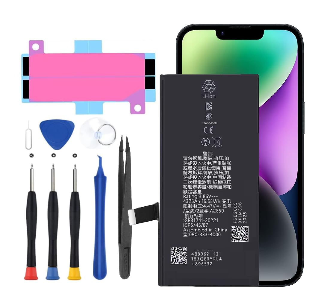 Amazon.com: AFSONGOO Battery for iPhone 14 Plus, Upgraded Phone 14