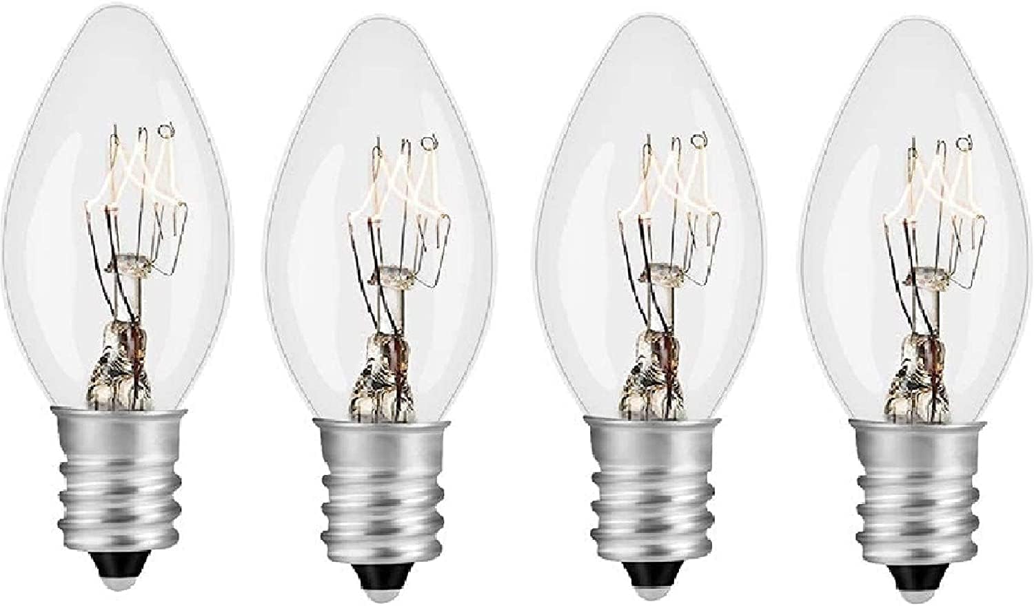 4Pack 15 Watts Salt Lamp Bulbs Himalayan Original Replacement Bulbs