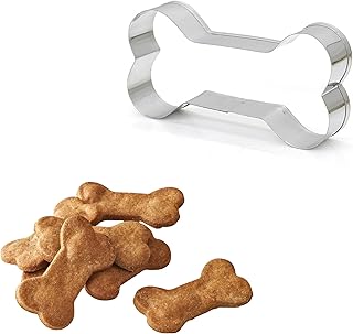 Dog Bone Cookie Cutter,Stainless Steel Dog Bone Shapes Cutter,Metal Dog Treat Cookie Cutter,Biscuit Mold for Cookies, Sand...