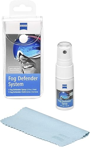 Miniatura 3 de Zeiss Kit antivaho con sistema Fog Defender para lentes, paquete de 2  2 botellas de spray y 2 paños de microfibra