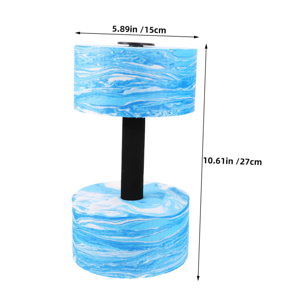 BCOATH Water Floating Dumbbell Lightweight Eva Pool Fitness Equipment for Water Aerobics Yoga and Sensory Training Improved Grip Multipurpose Design for All Ages Enhanced Muscle Strength