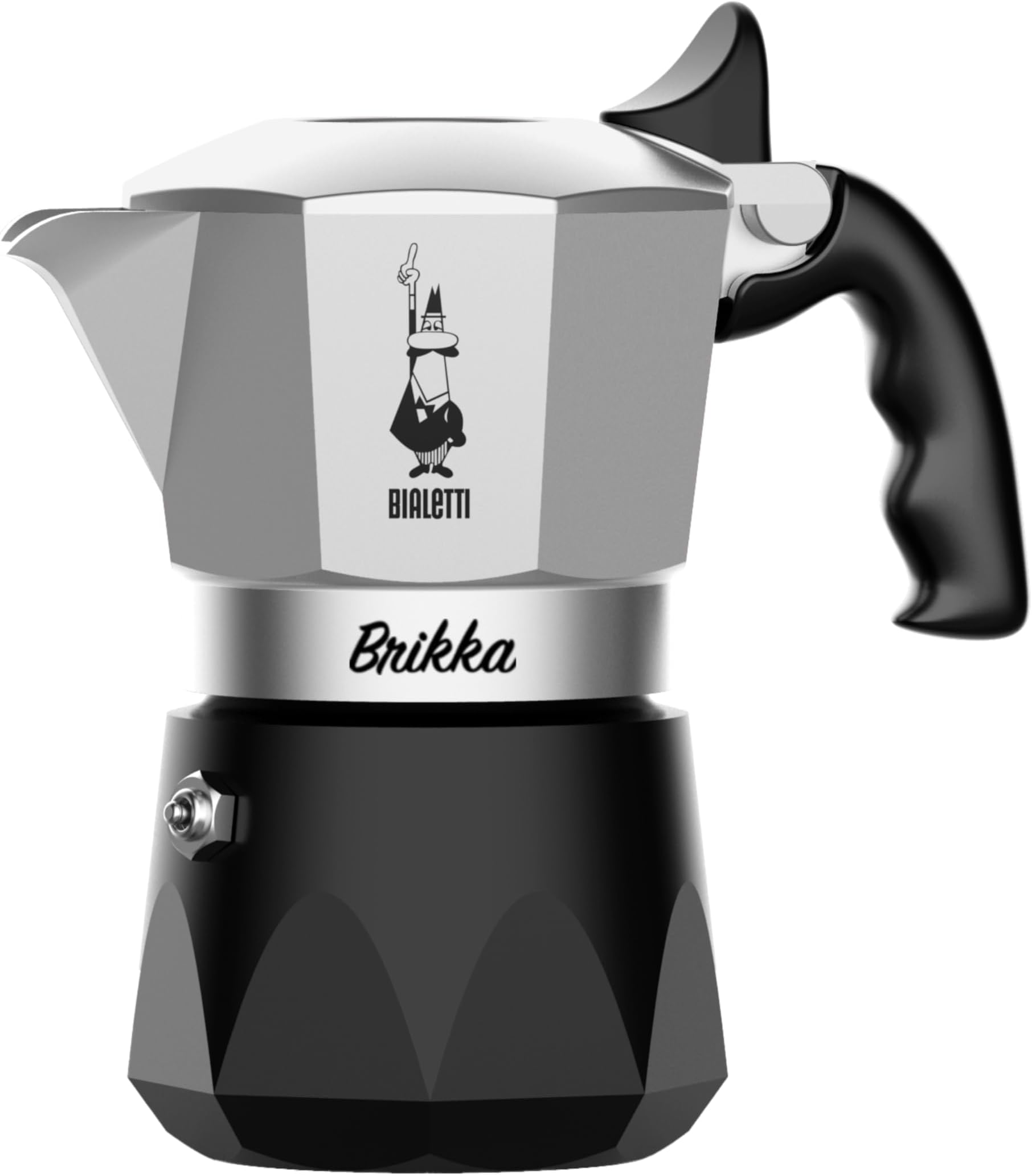 Bialetti BRIKKA 2 Cup Stovetop (Coffee Maker, Espresso Maker, Moka Pot)
