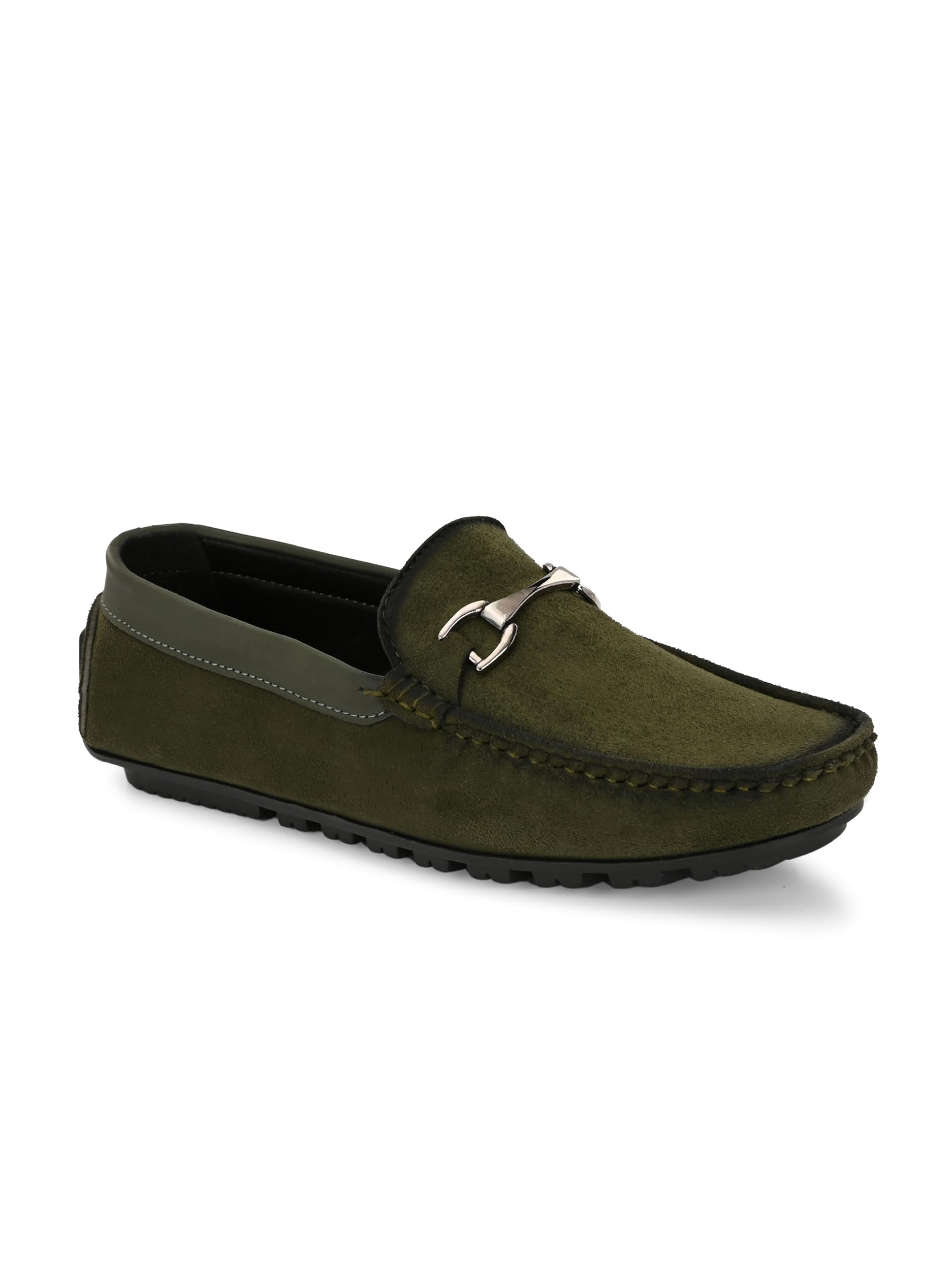 Olive Men's Synthetic Comfortable Loafer-image-40