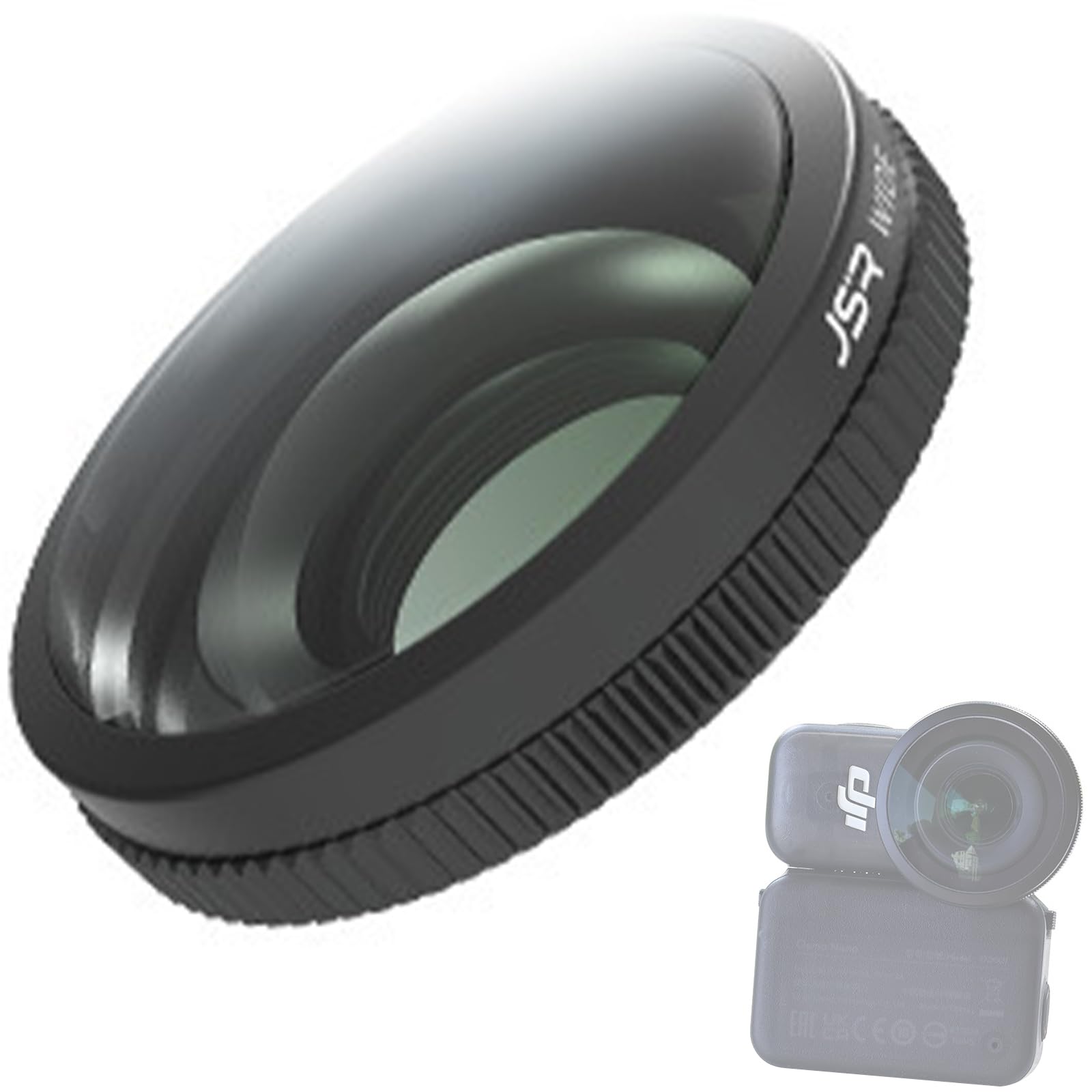 Weitwinkel Objektivfilter/Mikroobjektiv 10X HD Porträt Fokusfilter Wide Angle Micro Lens für DJI Osmo Nano, Zubehör für DJI Osmo Nano (Wide Lens)