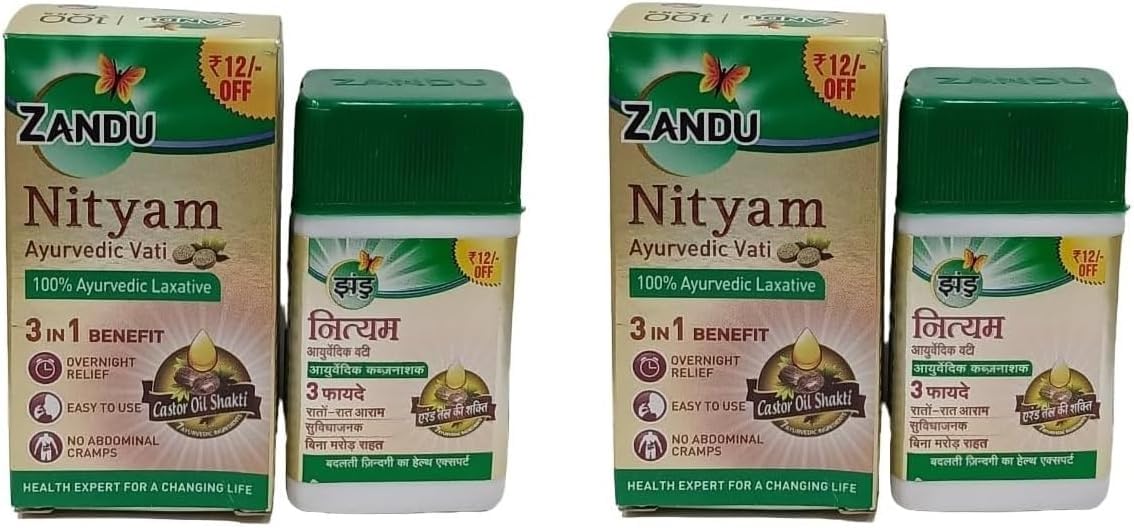 (Pack of 2) Zandu Nityam (30 Tablets) - by Exportmart