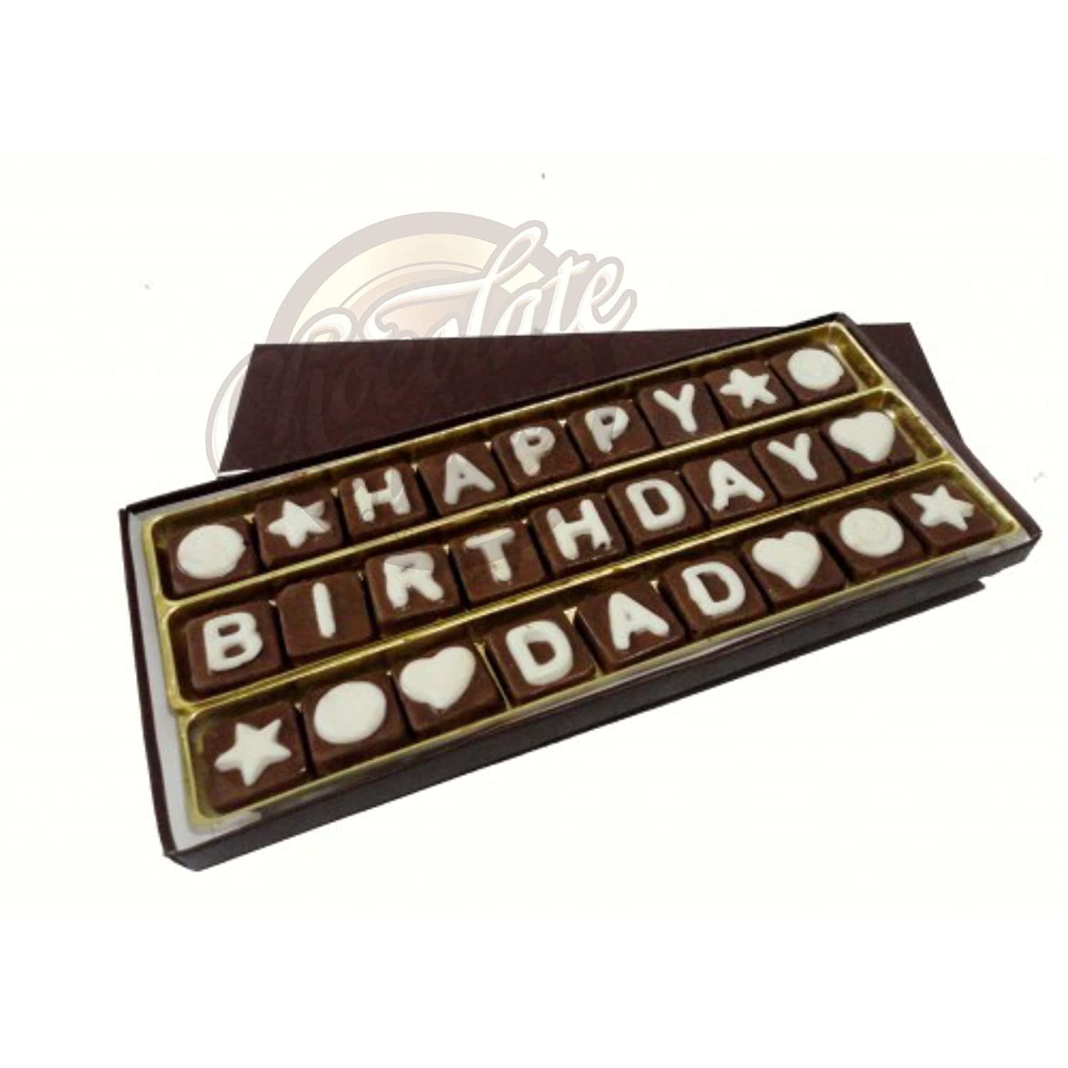 Birthday Gift for Dad/Papa on Birthday from Daughter, Son- Happy Birthday Dad Chocolate Message (B0B3WRXVXG) Amazon Price History, Amazon Price Tracker