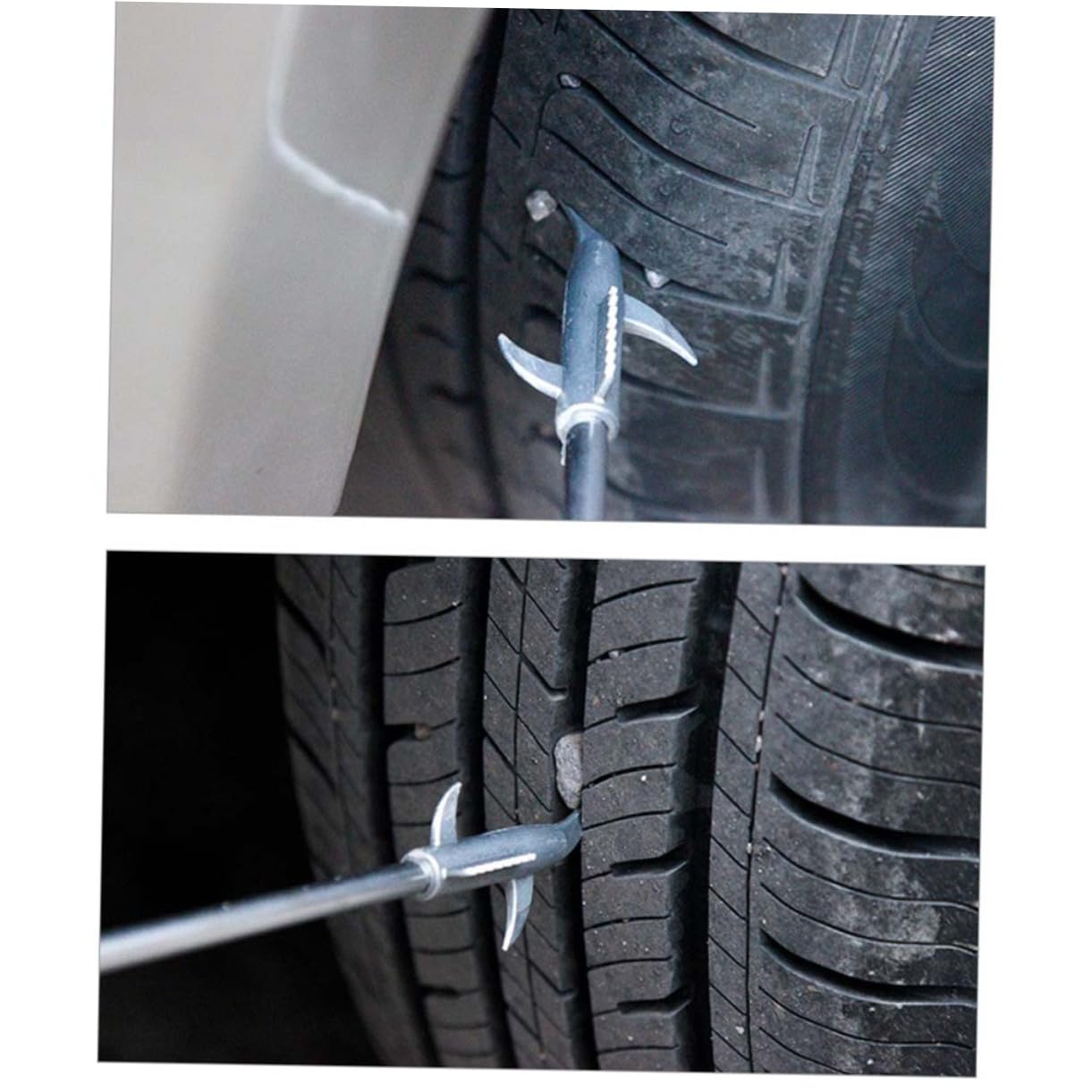 Gancho De Limpieza De Neumáticos Escobilla Llantas De Auto Removedor De Piedra Gancho De Limpieza De Coche Quitapiedras De Neumaticos Herramienta Neumático Rozalen