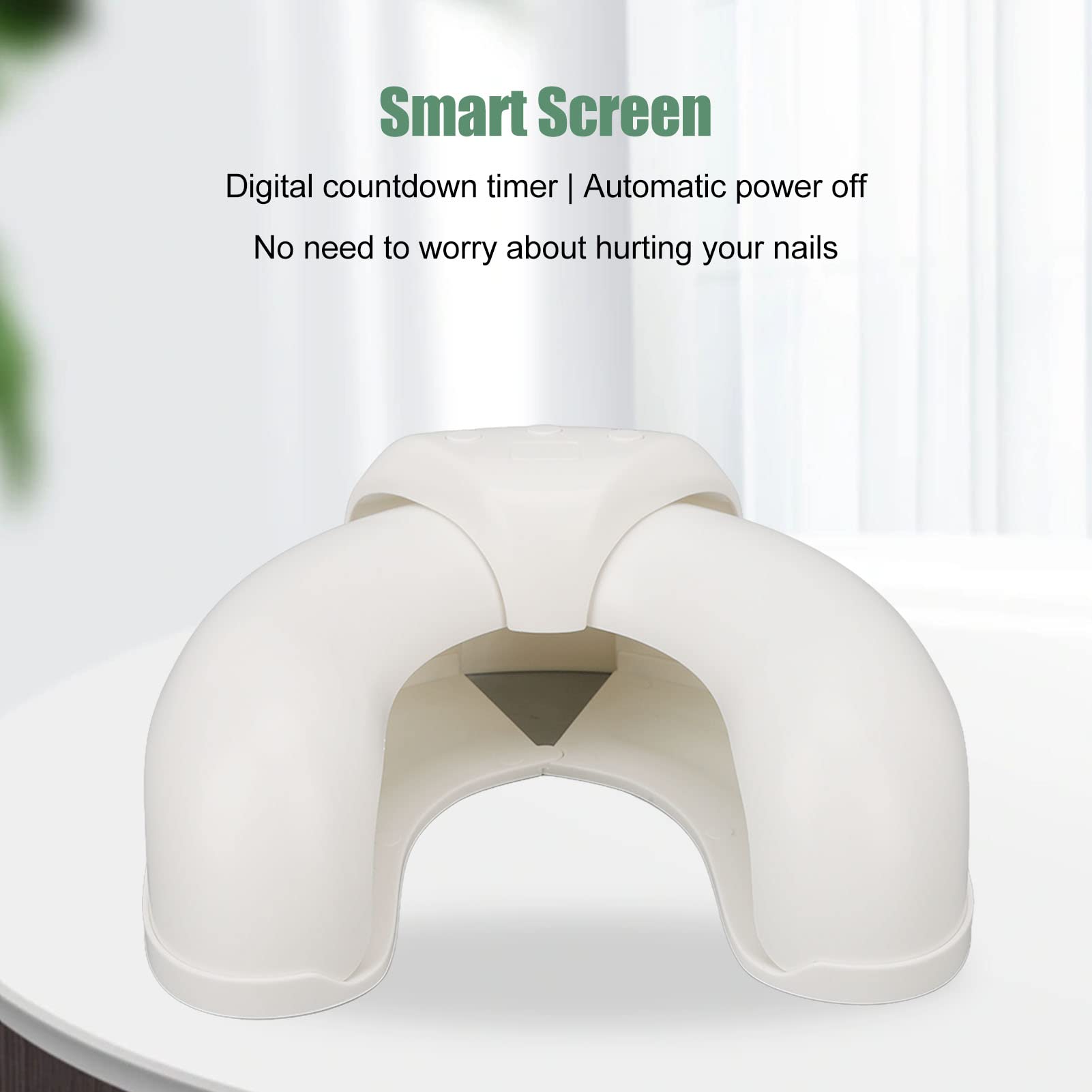 Sonew Foldable Gel Nail Lamp, Quick Dry Nail Lamp with 18pcs Lamp Chips, Intelligent Induction Retractable Design, 36W LED Gel Nail Lamp Source for Quick Drying