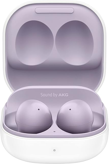 Samsung Galaxy Buds2 Wireless Earphones, 2 Year Manufacturer Warranty, Violet (UK Version)