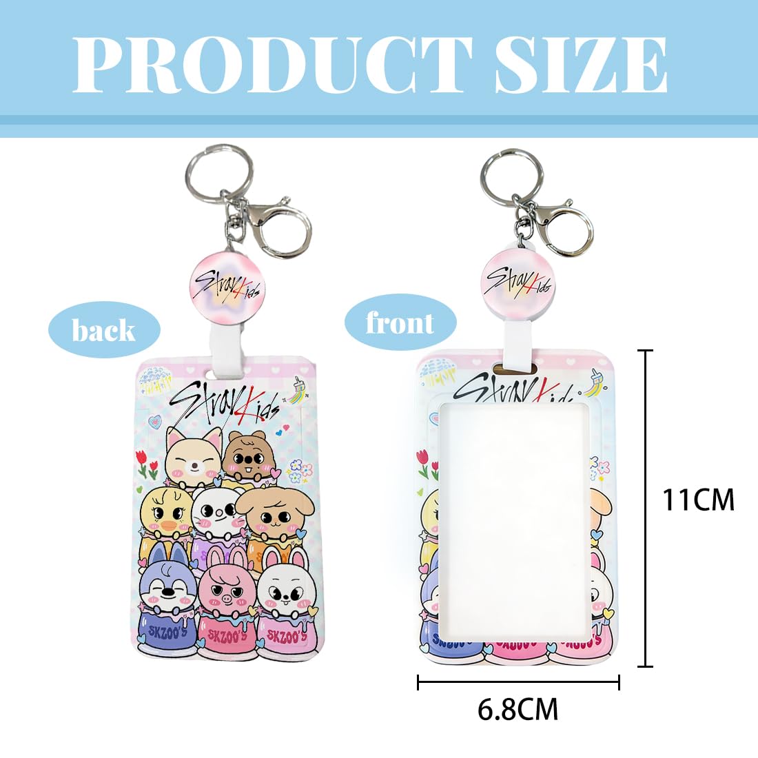 Funda Para Carnet De Identidad Stray Kids Protector De Tarjeta Con Foto Regalo De Cumpleaños Merchandising Kpop