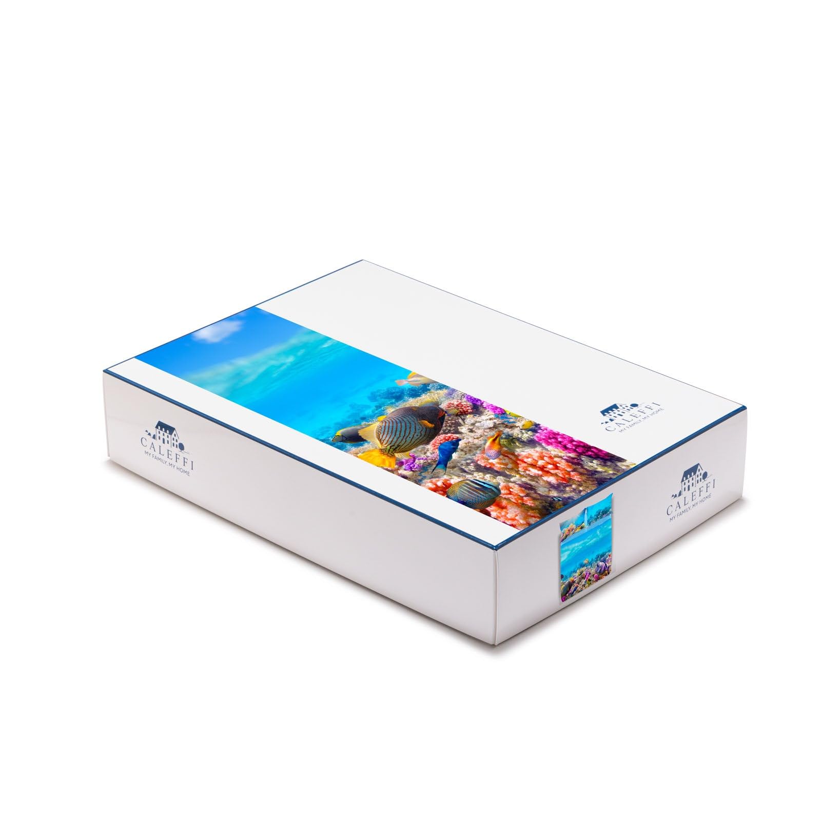 Lenzuola Copriletto Caleffi Caraibi - Cotone, Matrimoniale, Design Italiano, Sogni Di Viaggio - Foto 9